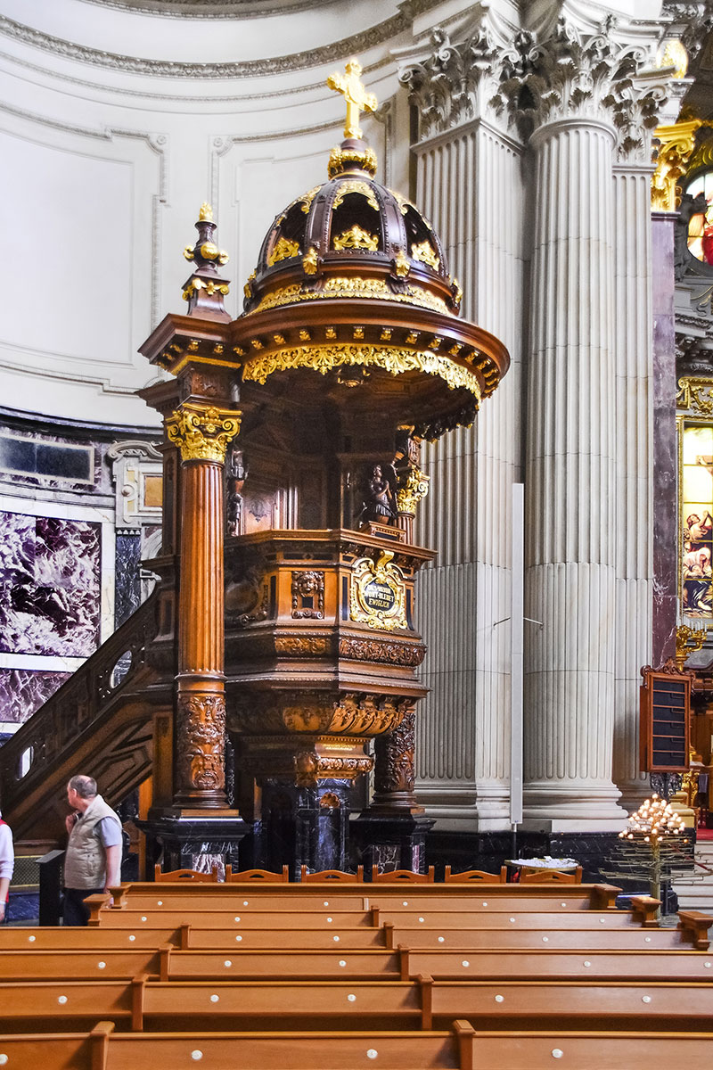 Berlin Cathedral pulpit