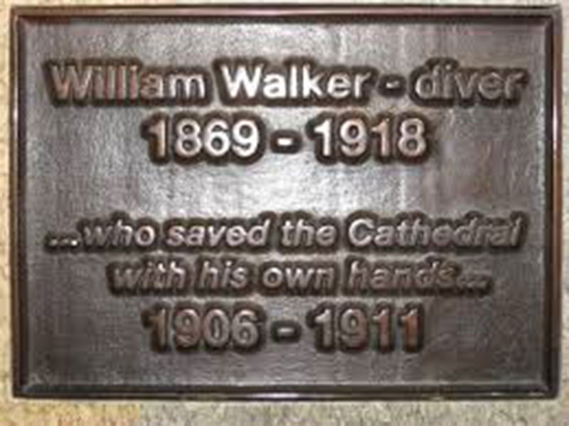 William Walker plaque