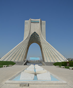 Azadi Tower in Tehran, 1971