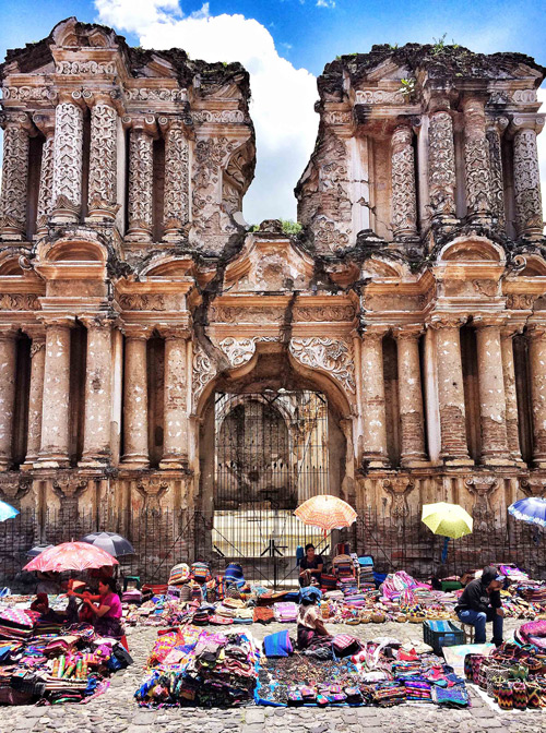 El Carmen Market and Ruins 2014.