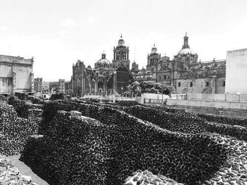 View of Alameda Central from Torre Latinoamericano
