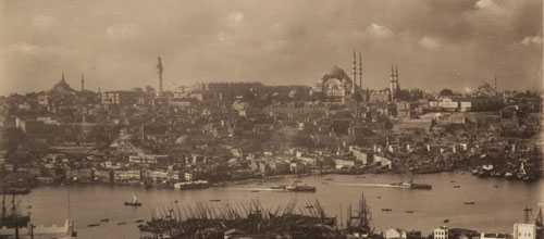 View of Istanbul's historic peninsula, looking from Galata. Abdullah Fréres, ca. 1880-93, Library of Congress.