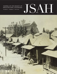 JSAH June 2022 Cover