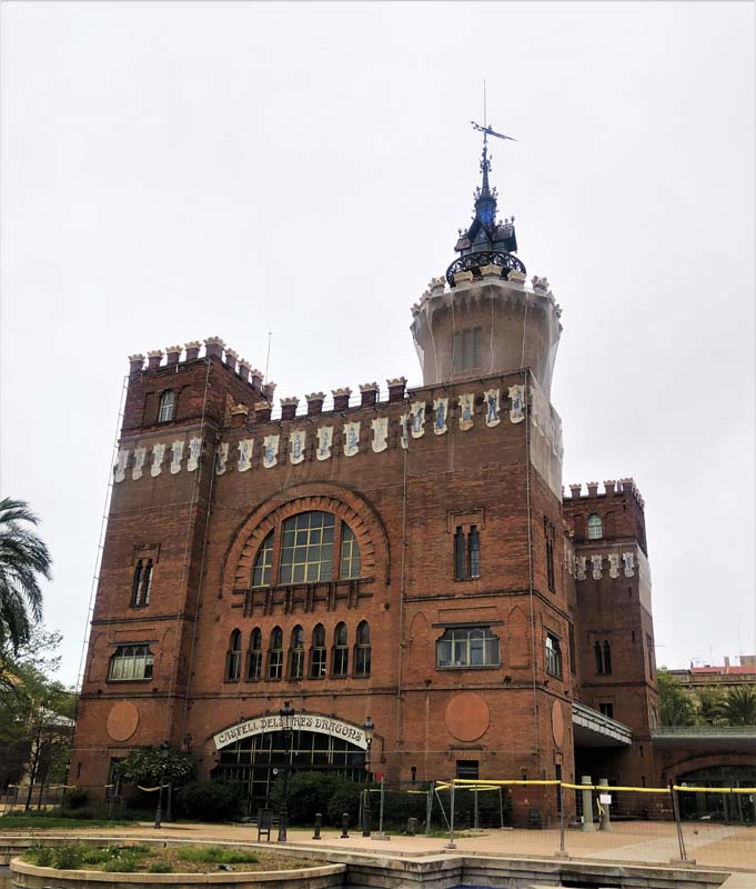 front entrance to castle