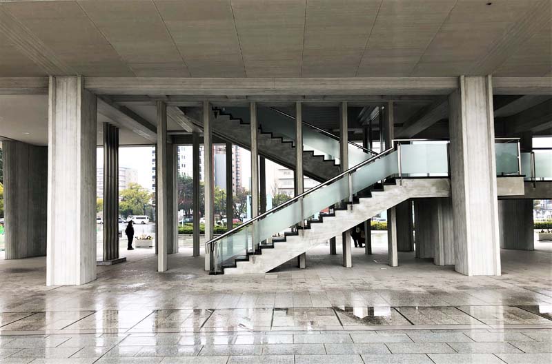 concrete stairway