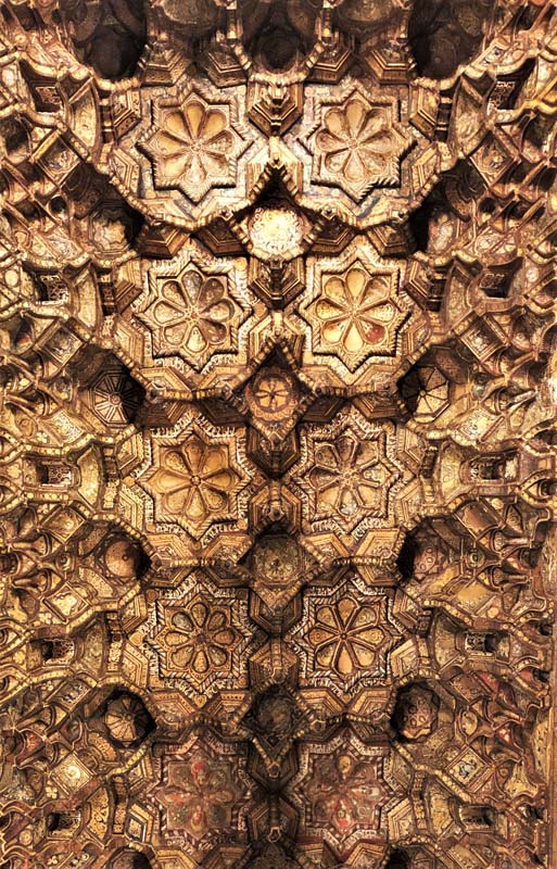 muqranas wood ceiling