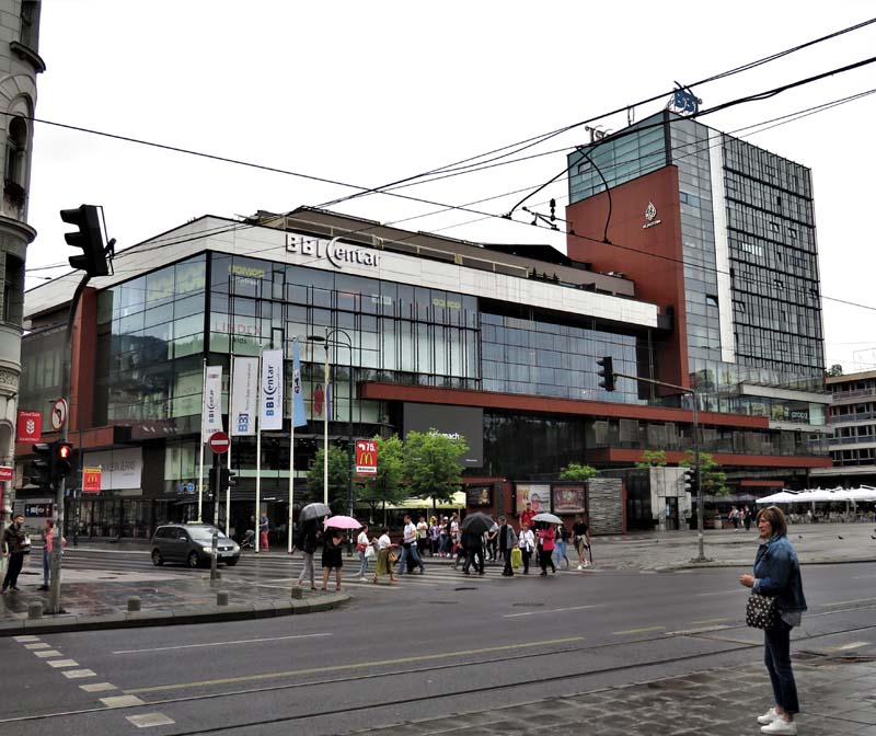 view of modern building from street