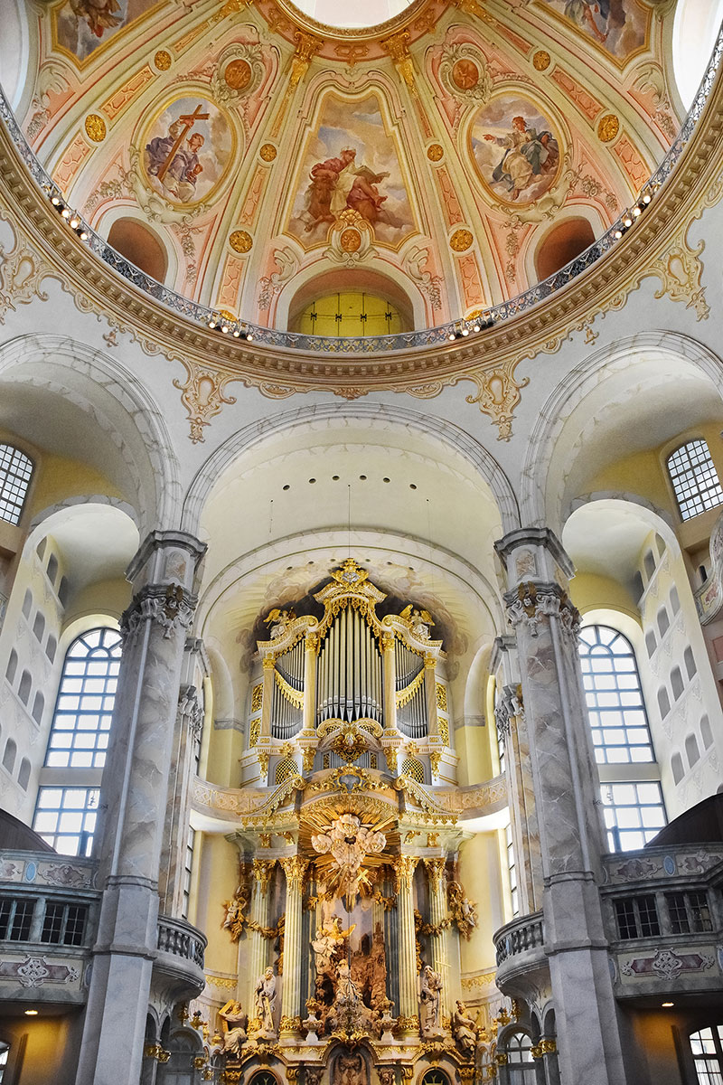 Dresden Cathedral organ dome