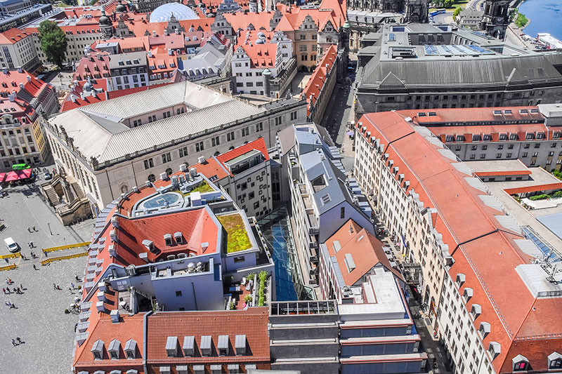 Fig.-43 aerial view from the Frauenkirche