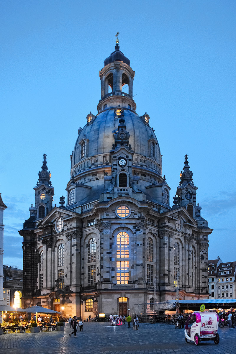 Dresden Cathedral dusk