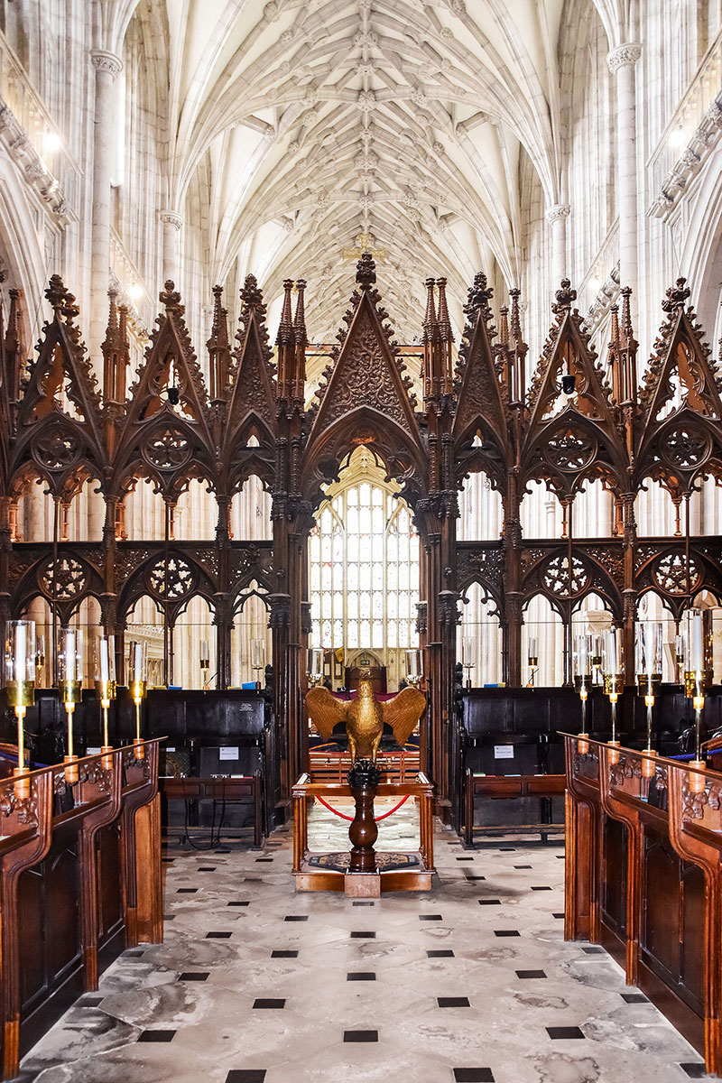 Fig-22 Winchester Cathedral choir
