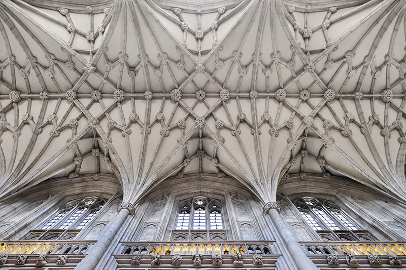 Fig-24 Winchester Cathedral fan vault