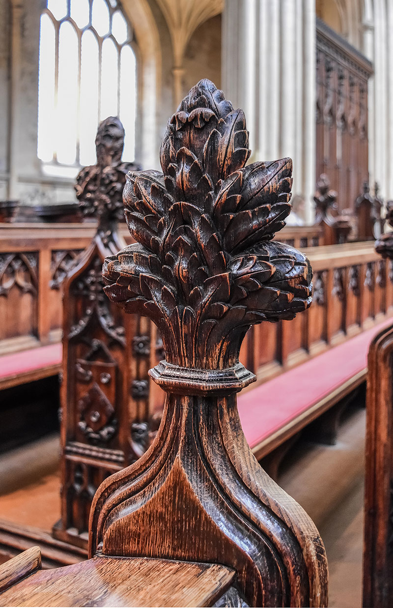 Bath Abbey pew