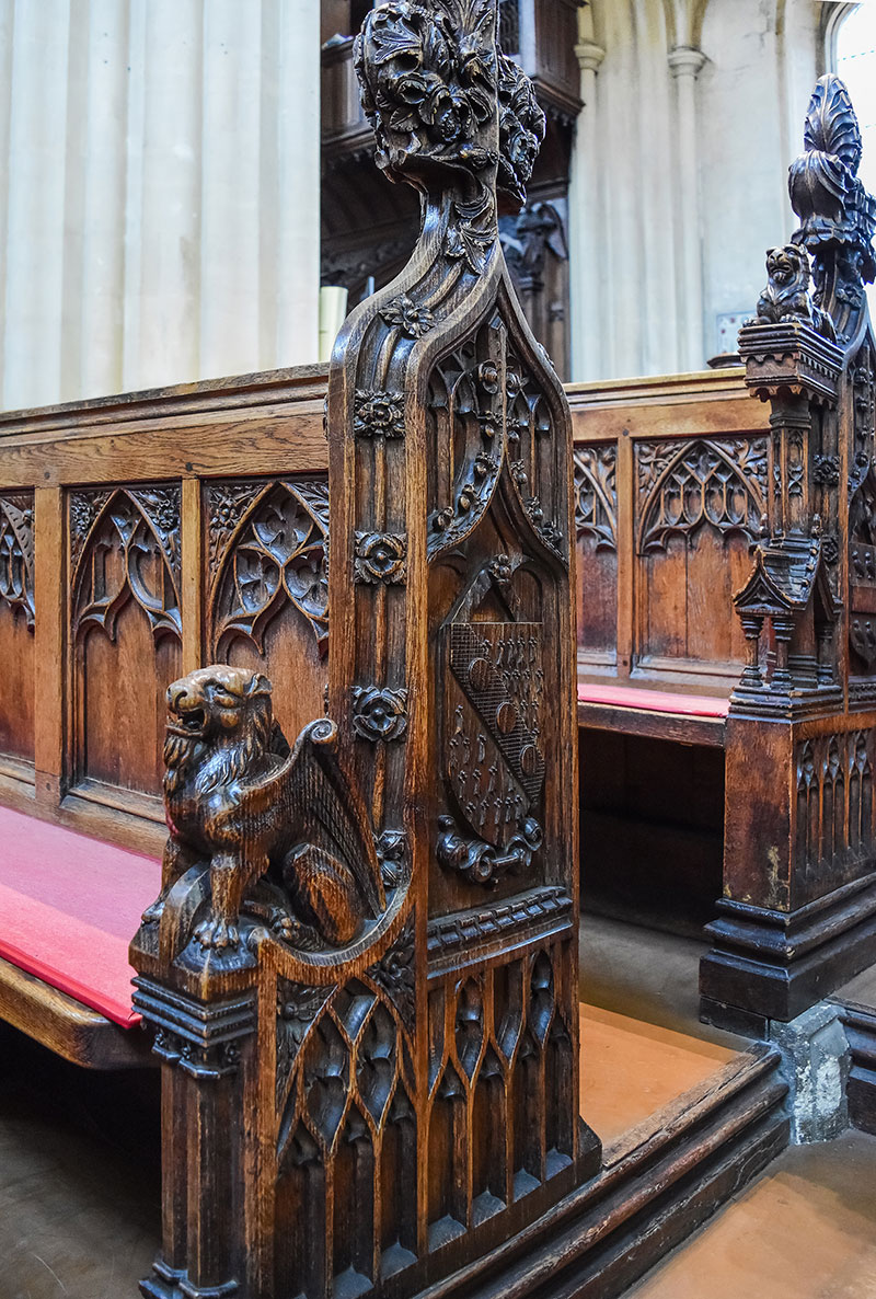 Bath Abbey presbytery pew