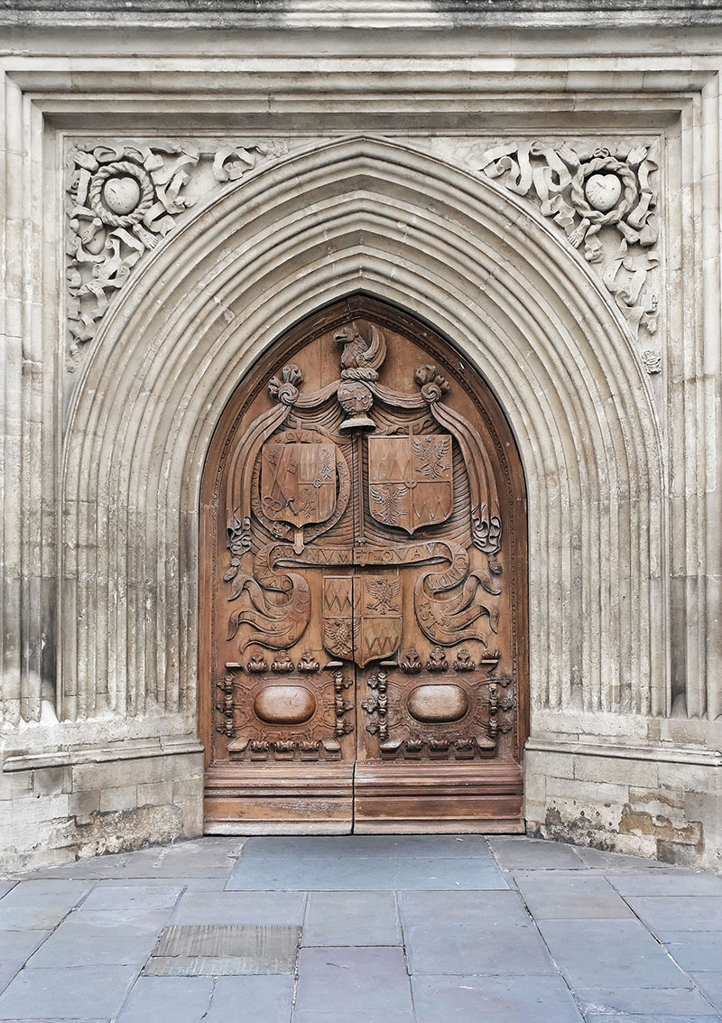 Bath Abbey oak door