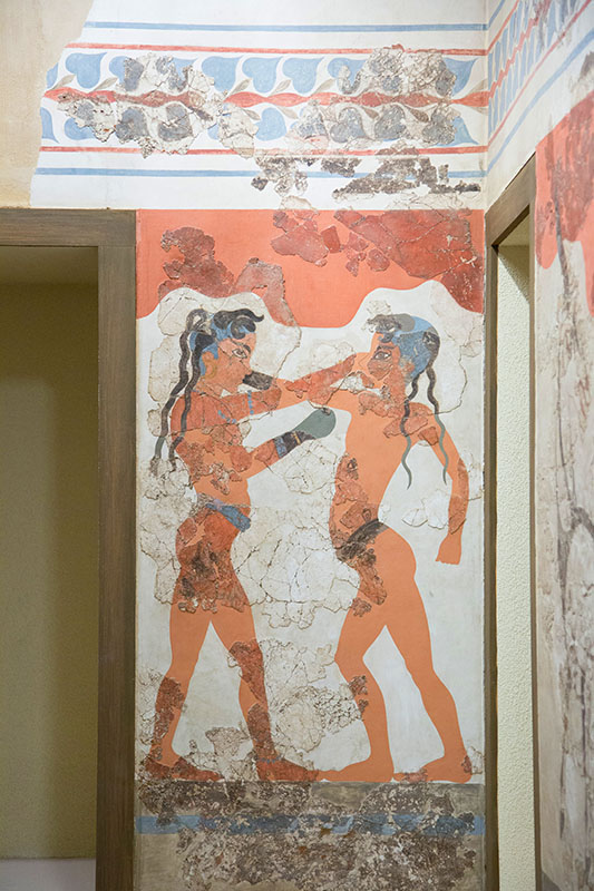 ‘Boxing Children’ fresco