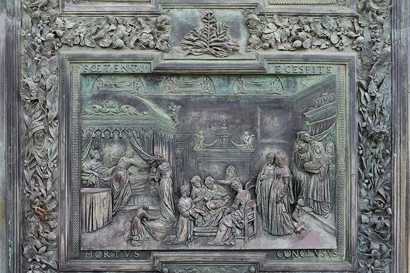 Fig. 54 Cathedral of Pisa bronze door