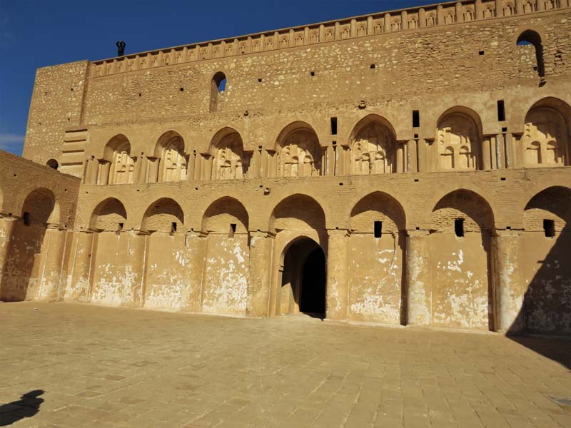 fortress facade with entryway