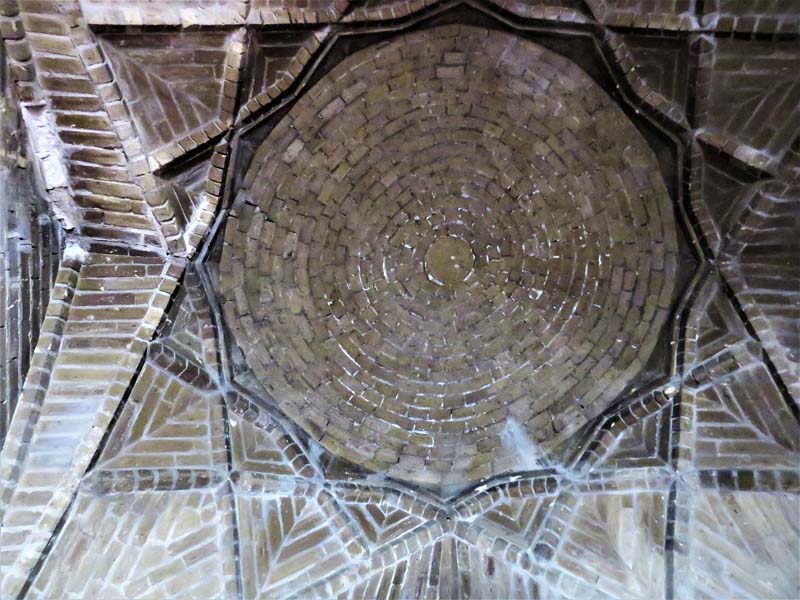 dome with ornate patterned brickwork