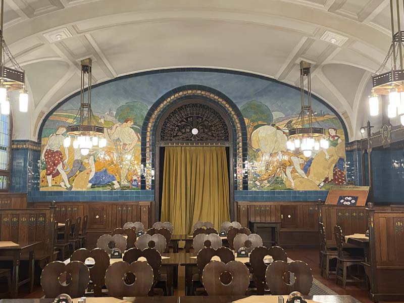 Municipal House beer hall interior