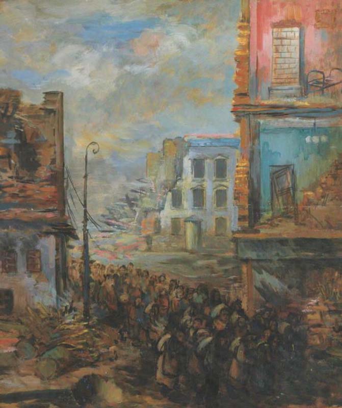 Figure 22-Antoni Lyzwanski, Warsaw Exodus 1945