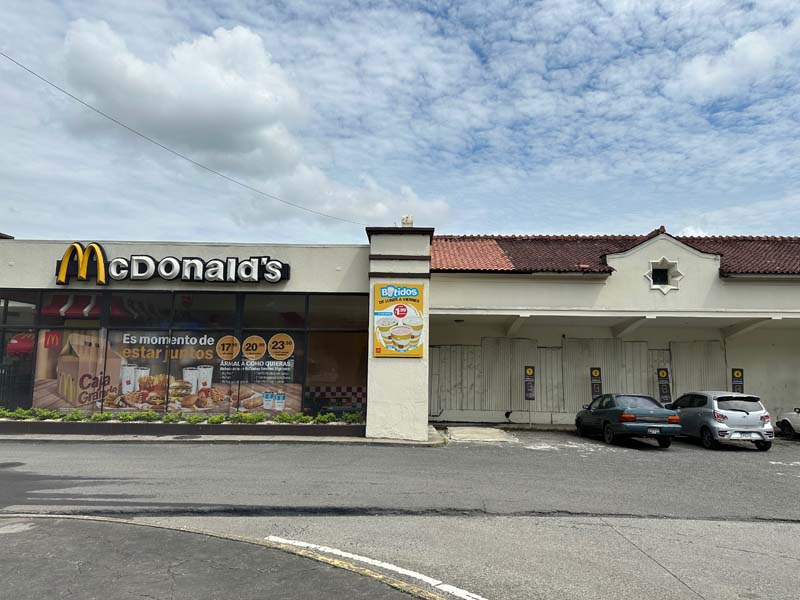 McDonald's in train station