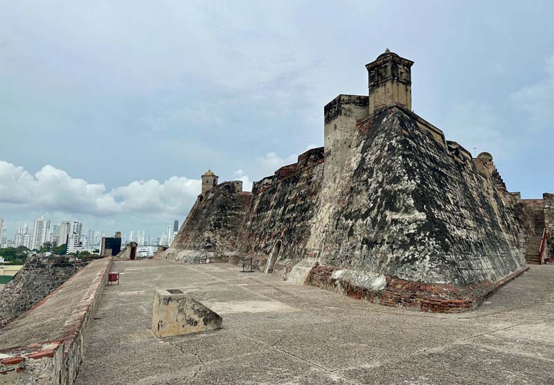 view of city from fort