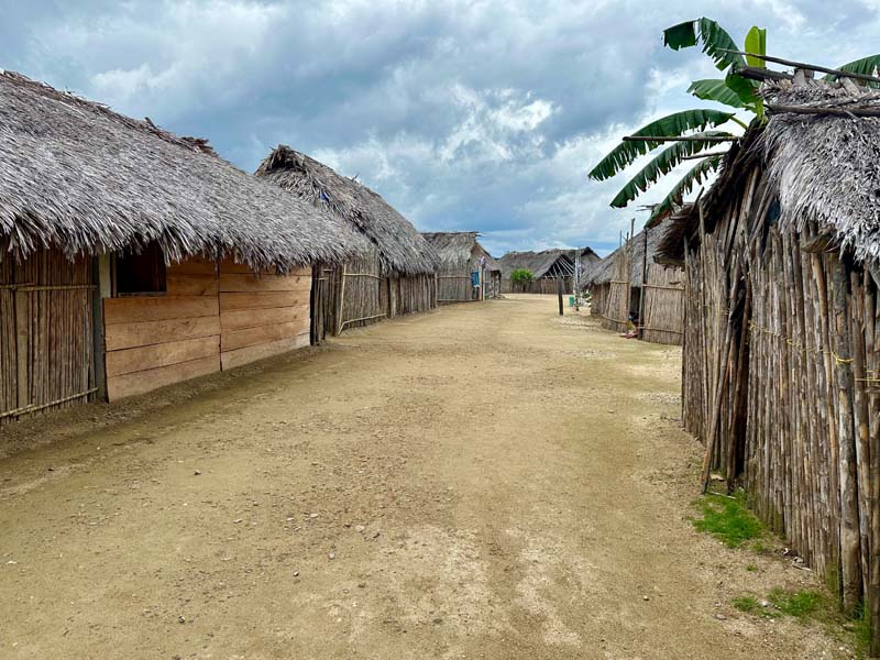 view of road in village