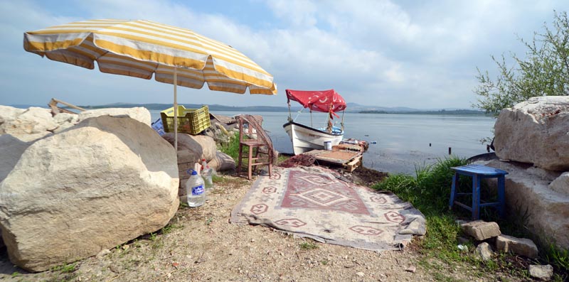 Fisherman's dock in Gölyazı