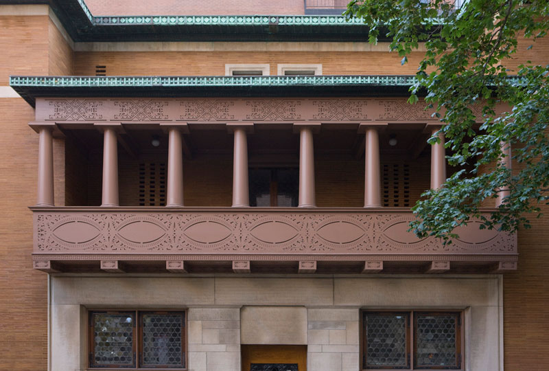 Charnley-Persky House balcony