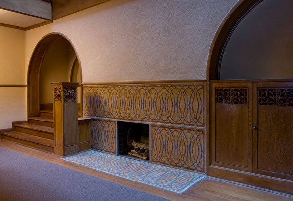 Charnley-Persky House fireplace