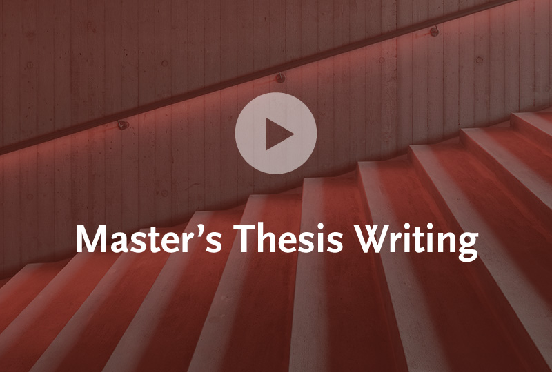 Decorative: Master's Thesis Writing