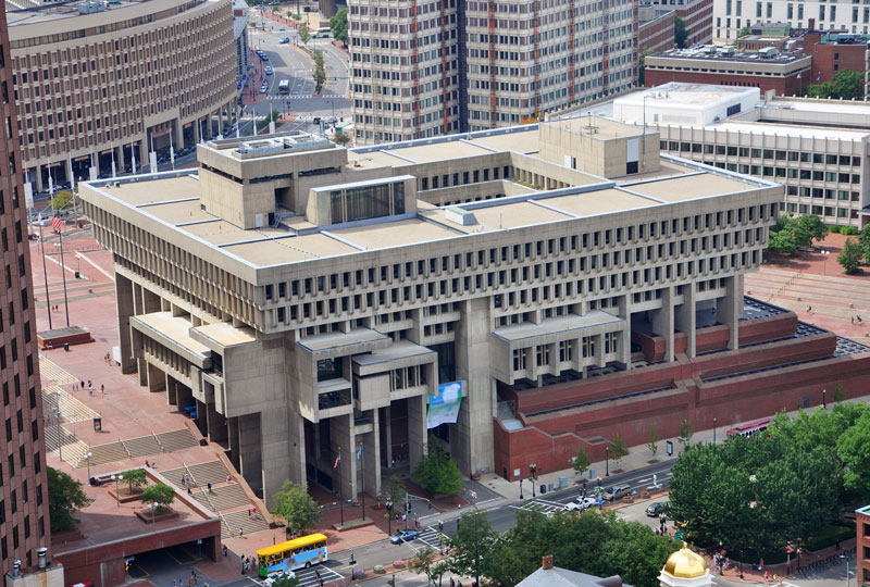 Boston City Hall (credit: Wangkun Jia)