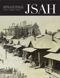 JSAH June 2022 cover