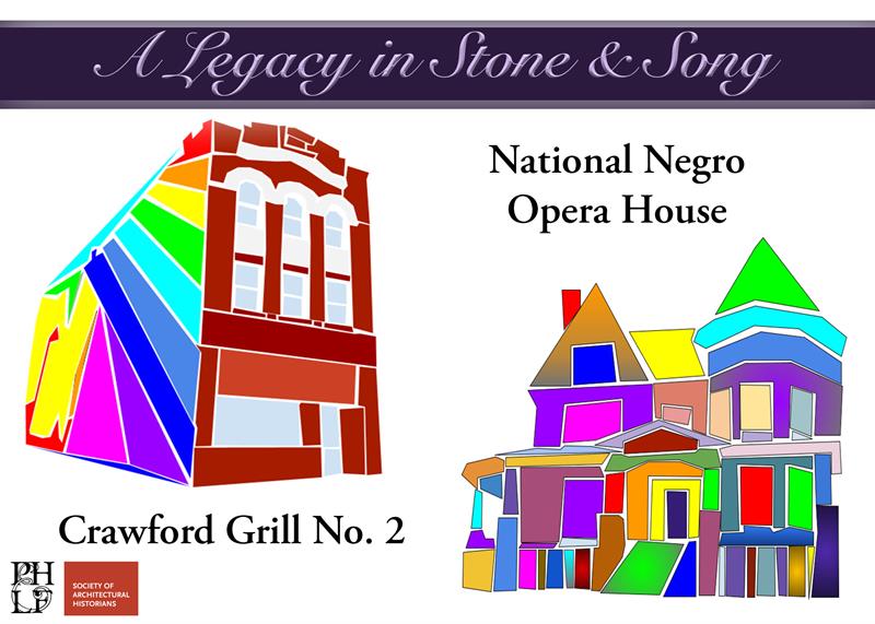 student digital art of the National Negro Opera House and Crawford Grill No. 2