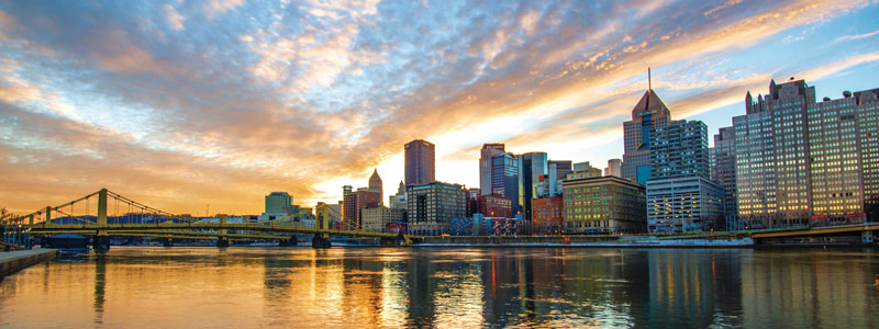 Pittsburgh North Shore Dawn credit Dave DiCello