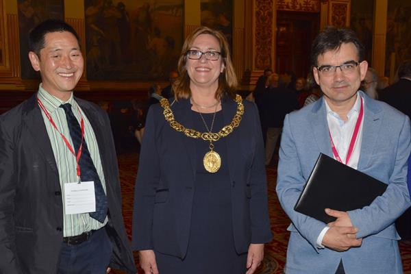 opening social hour Ken-Oshima,-Lord-Provost,-Tom-Inns