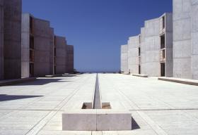 Salk Institute in La Jolla, California, Louis Kahn, 1959–65 © The Architectural Archives, University of Pennsylvania, photo: John Nicolais.