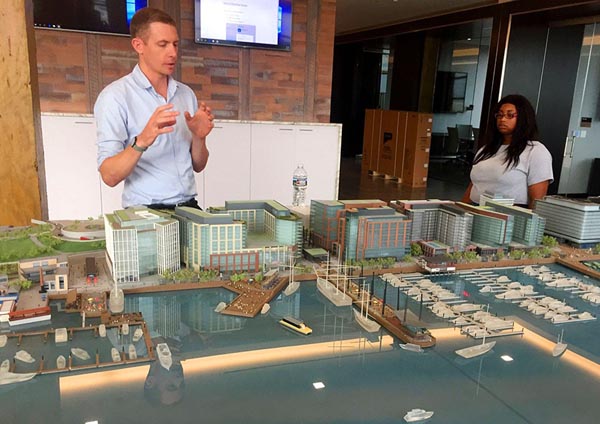 Vice President of Development, Matthew Steenhoek, discusses the District Wharf project