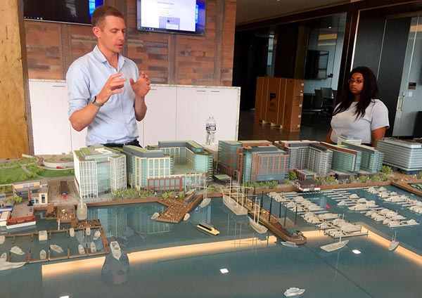 Vice President of Development, Matthew Steenhoek, discusses the District Wharf project Vice President of Development, Matthew Steenhoek, discusses the District Wharf project