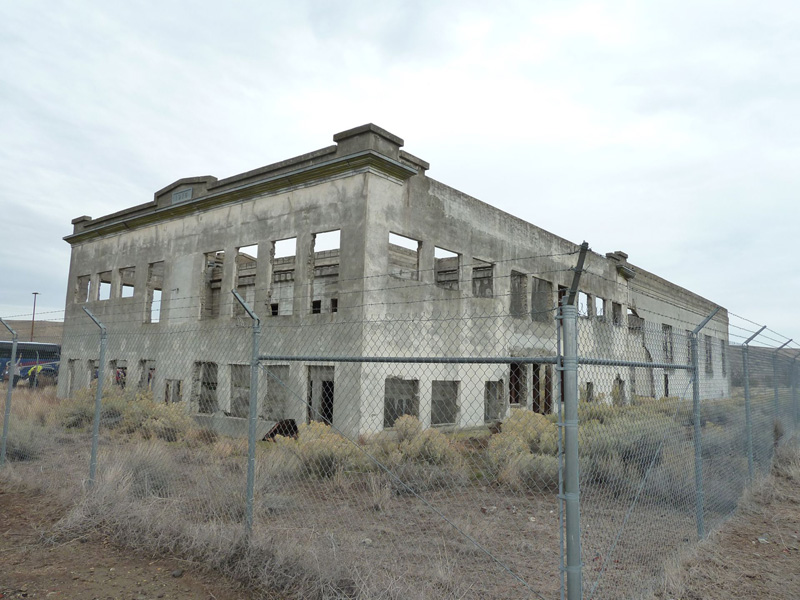 1.	Hanford High School Rear, Hanford, WA, 1916. Photograph by Tim Askin, 2012.