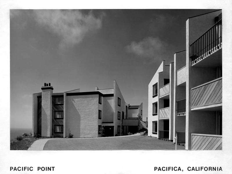 black and white photo of apartments