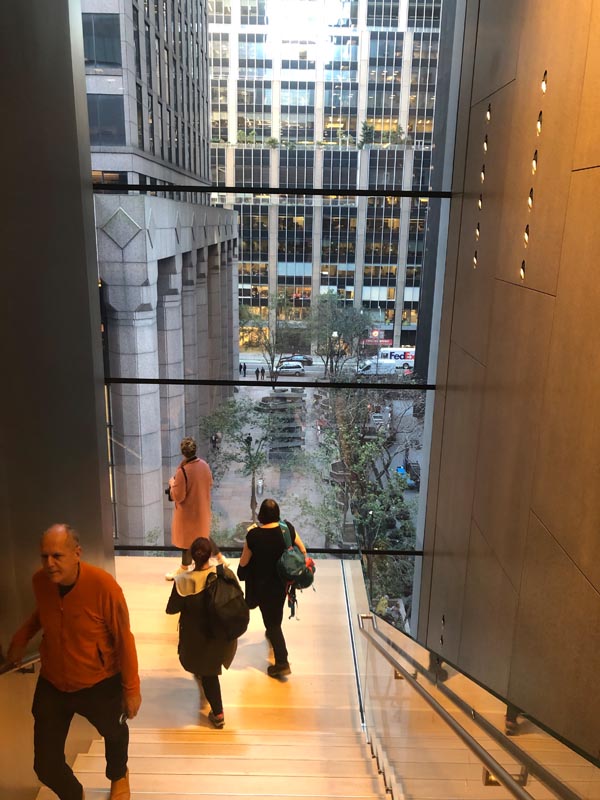 2. West stairwell between The Alfred H. Barr, Jr. Galleries and the new David Geffen Wing