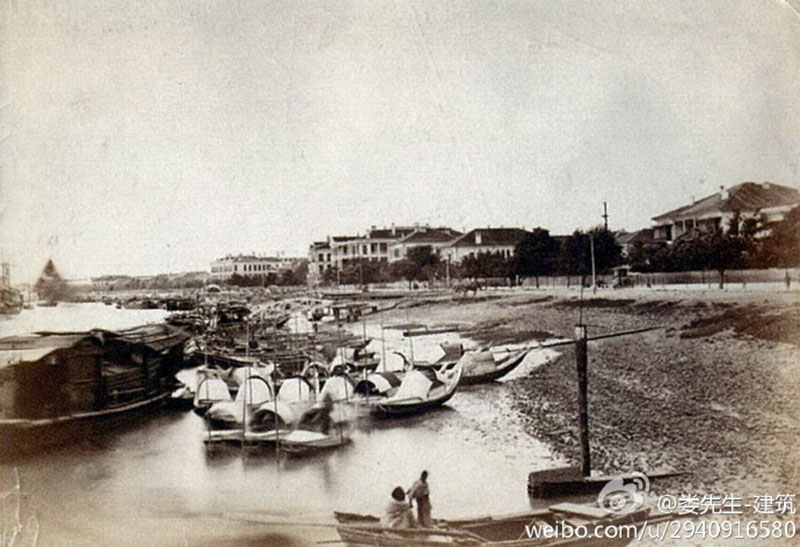 7. Shanghai Bund in 1870 7. Shanghai Bund in 1870