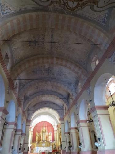 Interior of church