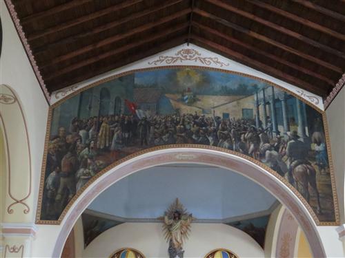 Interior of the church
