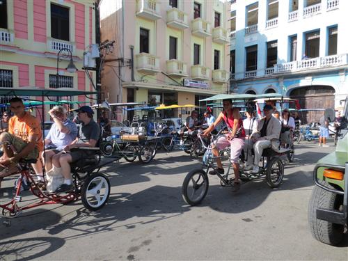 Our tour of Camagüey on bici-taxis